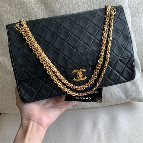 chanel metallic chain classic flap bag|chanel classic flap bag price.